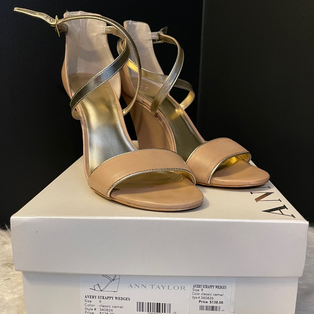 Ann Taylor Wedge Sandal.
